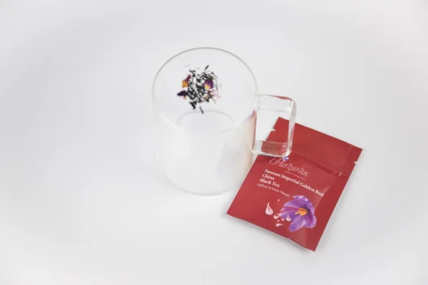 Yunnan Imperial Golden Bud - Saffron & Rose Petals