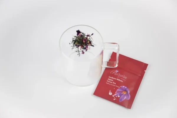 Gyokuro Mikoto - Saffron & Rose Petals